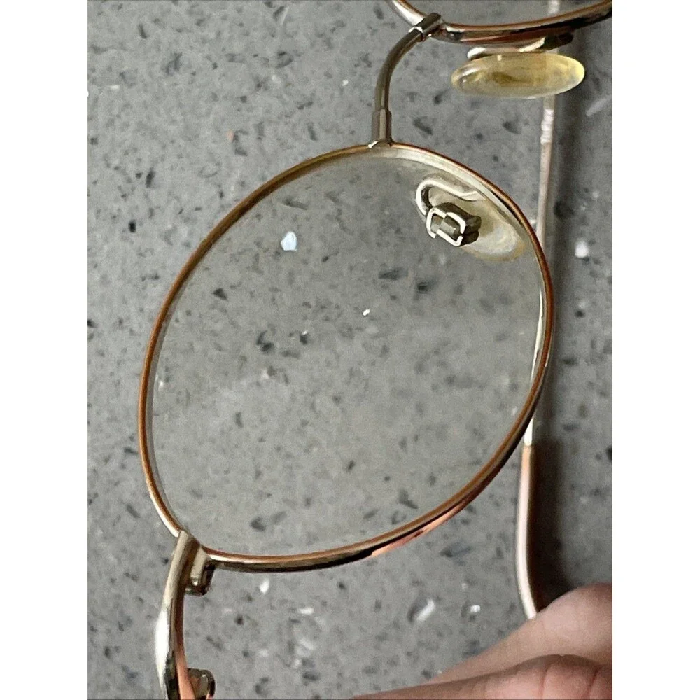 TI Flex T1512 1512 Caramel Eyeglasses Frames ONLY 48-18-135 Oval full rim gold
